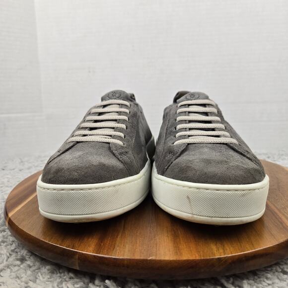 Martin Dingman Mens 9M Cameron Gray Suede Casual Lifestyle Slip On Sneaker - Picture 4 of 12